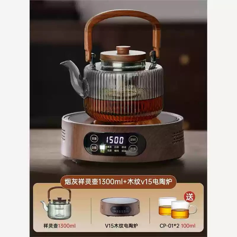 Glass Steaming Teapot 2025 New Kettle Electric Ceramic Stove Tea Set