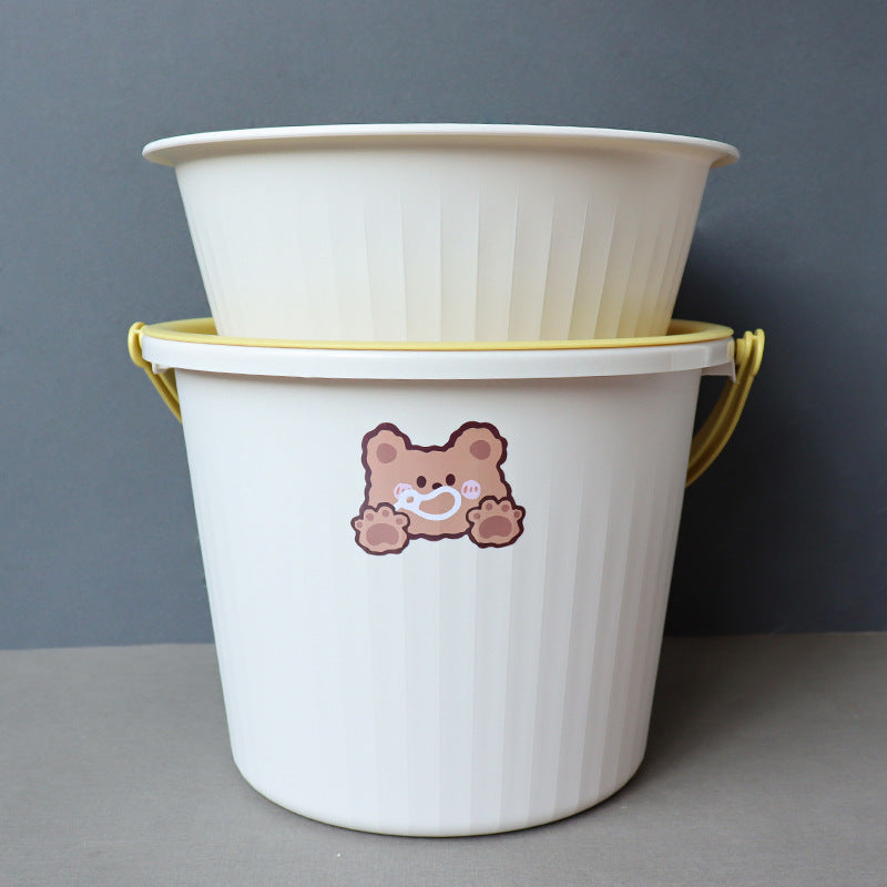 Back-to-School Season Toiletries Set Washbasin Bucket Tooth Cup Soap Dish Shoe Brush for Male and Female Students Dormitory11Set
