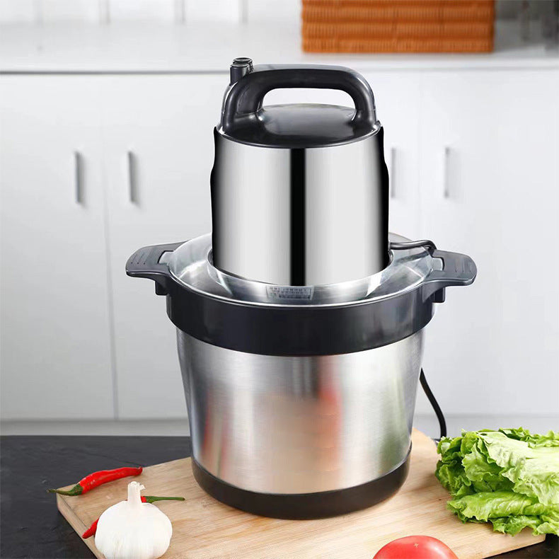 Long Deli6Electric Meat Grinder B Commercial Stainless Steel Kitchen High-Power Meat Grinder High-Power Food Processor