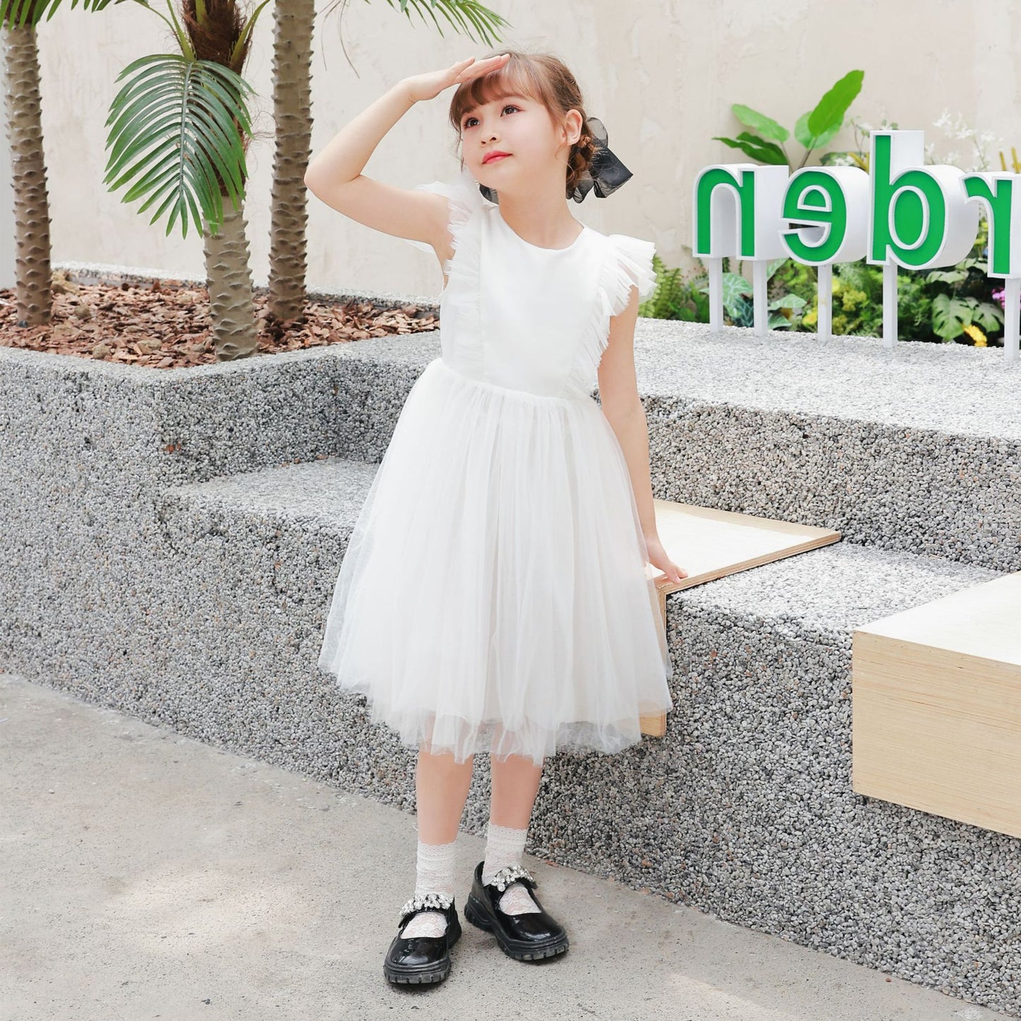 Girls' Princess Dress Puffy Dress