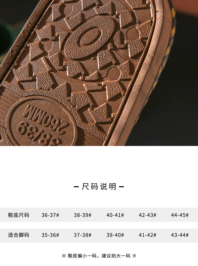 Home Rattan Grass Slippers for Women, Non-Slip Indoor Couple Slippers for Men and Women, Spring and Summer Bamboo Woven Sandals