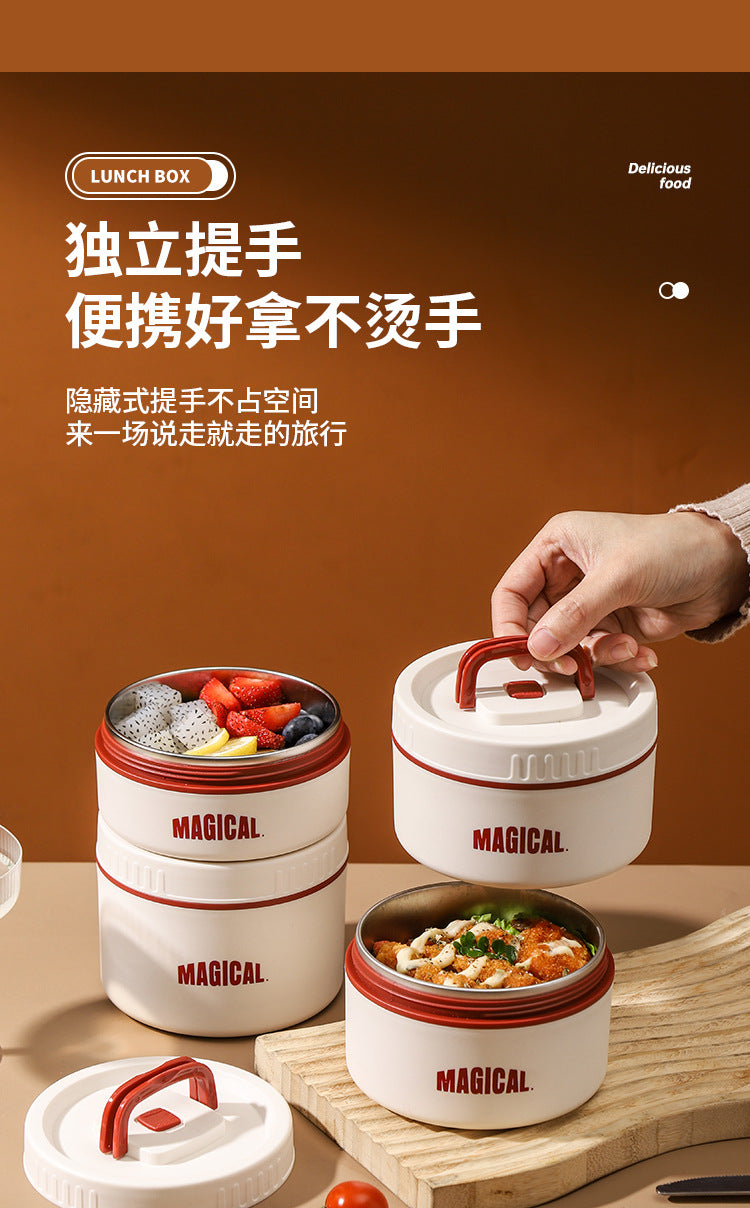 Corporate Annual Meeting Gifts Opening Offer logo Souvenirs for employees and customers lunch boxes bento cutlery gift set