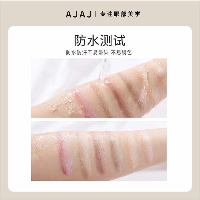 AJAJ Gold Diamond Two-tone Eyeshadow Stick Pearlescent Fine Shimmer Lazy Eyeshadow Pen Highlight Waterproof Sweatproof Smudge-proof522