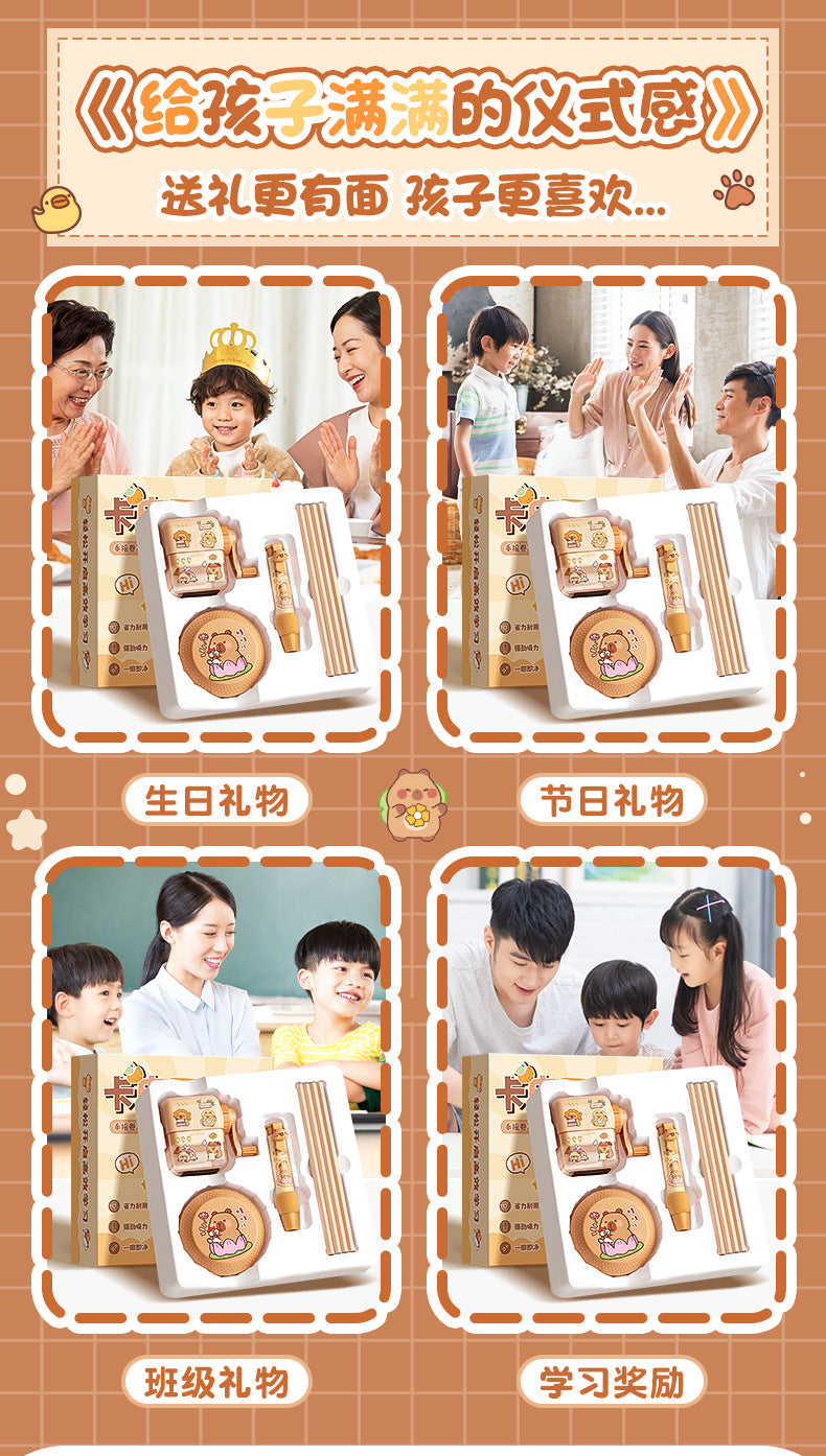 Kaba Bear Stationery Set Gift Box Cartoon Multi-Scene Use Student Graduation Gift Back-to-School Season Stationery Big Gift Pack http://detail.1688.com/offer/914519778285.html