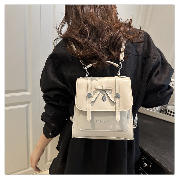 Single Shoulder Double Shoulder Women's Bag2025New Fashionable Girly Casual Multi-use Small Square Bag Spring Summer Hot-selling Women's Bag