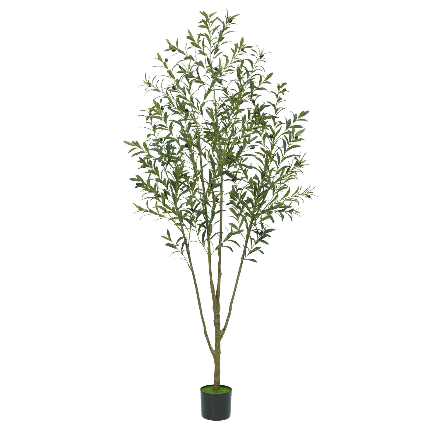 Artificial Plants Amazon Foreign Trade Wholesale Fake Tree Potted Artificial Olive Tree Indoor Large Green Plant Floor Ornament