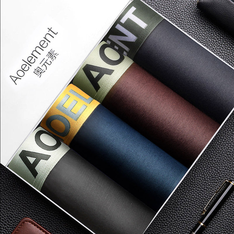 Four-Pack Gift Box Men's Wholesale Underwear Men's Boxer Briefs Breathable Youth Triangle Underwear Men's Underwear Wholesale http://detail.1688.com/offer/615341246204.html