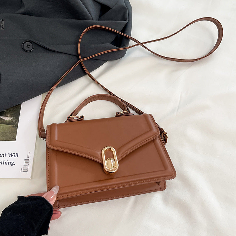 Fashionable and Elegant Small Square Bag2025Summer New Korean Style Niche Casual Commuter Crossbody Bag Trendy Shoulder Bag