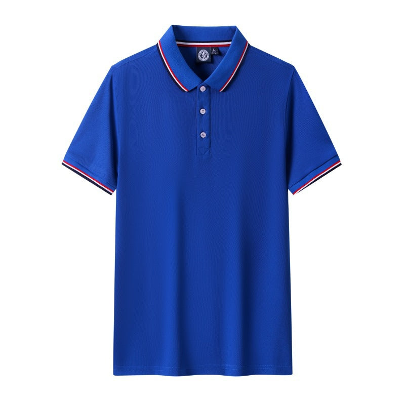 Short Sleeve polo Men's Summer Workwear Turn-down Collar Printed Work Shirt logo Patterned Advertising Shirt for Men polo Shirt