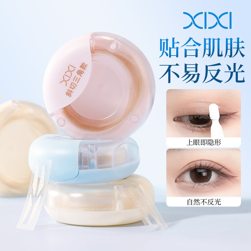 xixi Roller Pull-Out High-Adhesion Double Eyelid Tape Natural Invisible Seamless Non-Reflective Puffy Eye Beauty Tape J199