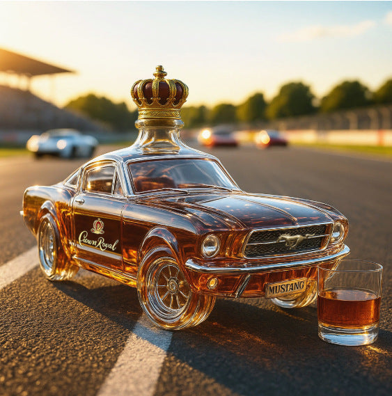 Cross-border New Product Independent Station Bestseller Police Car Whiskey Bottle Wild Horse Whiskey Bottle