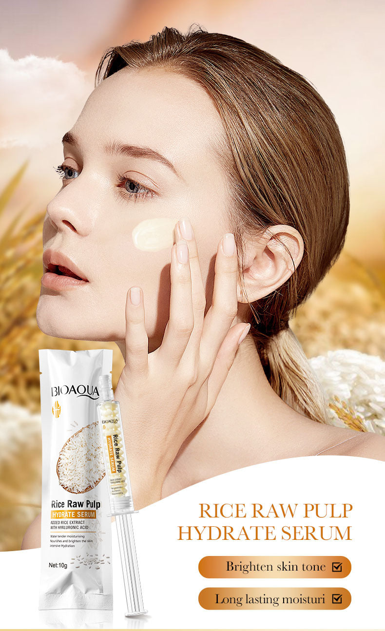 Full English Rice Skincare Set BIOAOUA Rice Puree Series Six-Piece Set Box Cross-Border Wholesale