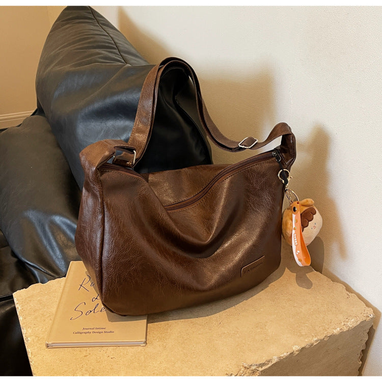 Niche Underarm Bag for Women2024New Autumn and Winter Fashion Retro Dumpling Bag High-end Versatile Shoulder Crossbody Bag