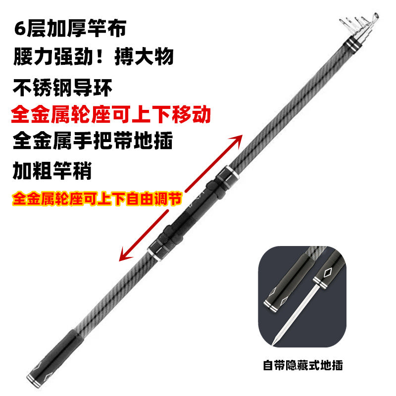 Sea Rod Fishing Rod Wholesale Long Casting Rod Fishing Rod Sea Rod Full Set Fishing Rod Set Fishing Gear Fishing Rod Cross-Border Fishing Gear Meter