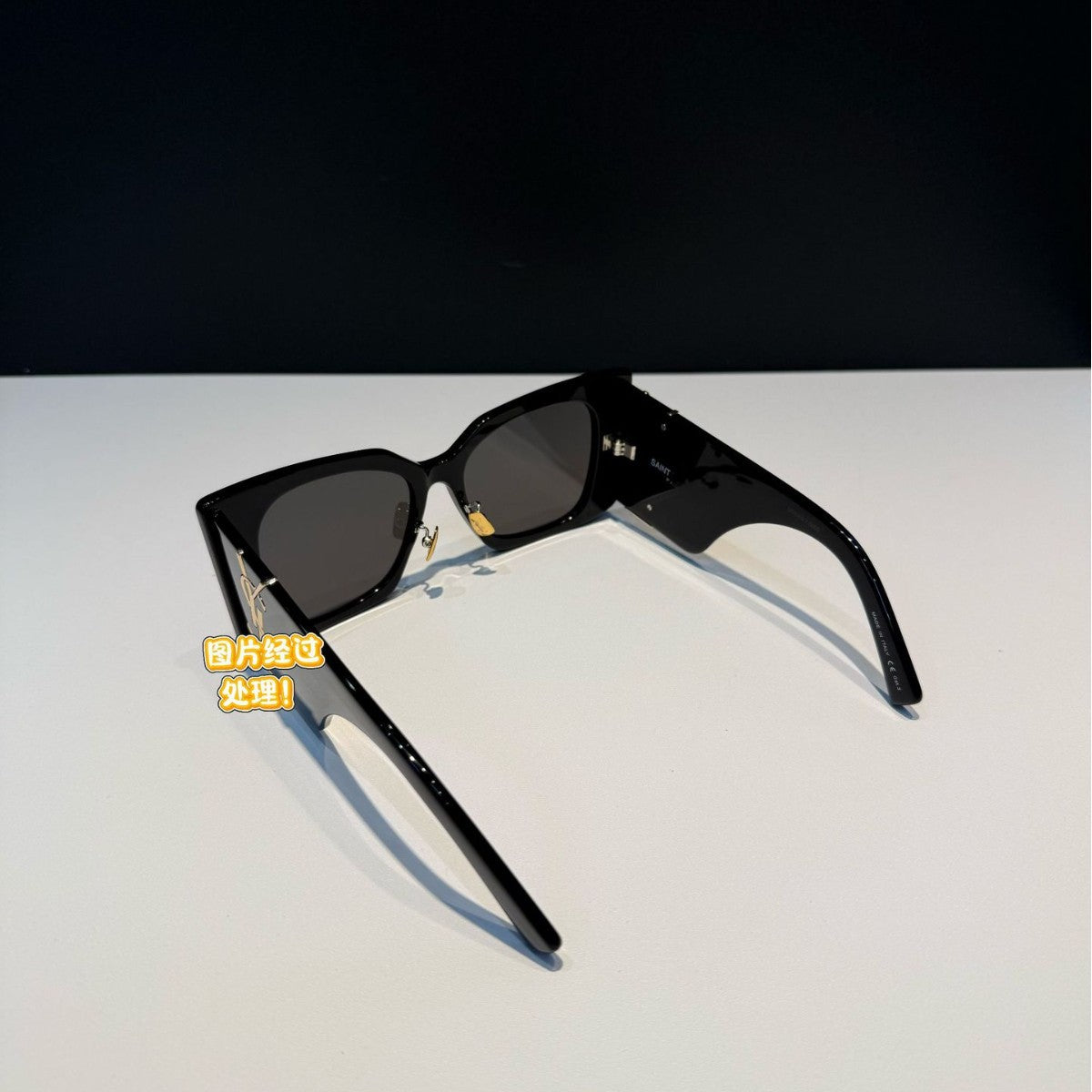 2024New M119Yang Shulin Cat Eye Sunglasses for Women rose The same style of high-end square large-frame sunglasses