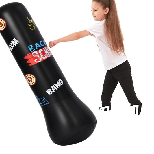 Inflatable Punching Bag Punching Column Standing Sandbag Adult Home Training Equipment Children's Equipment