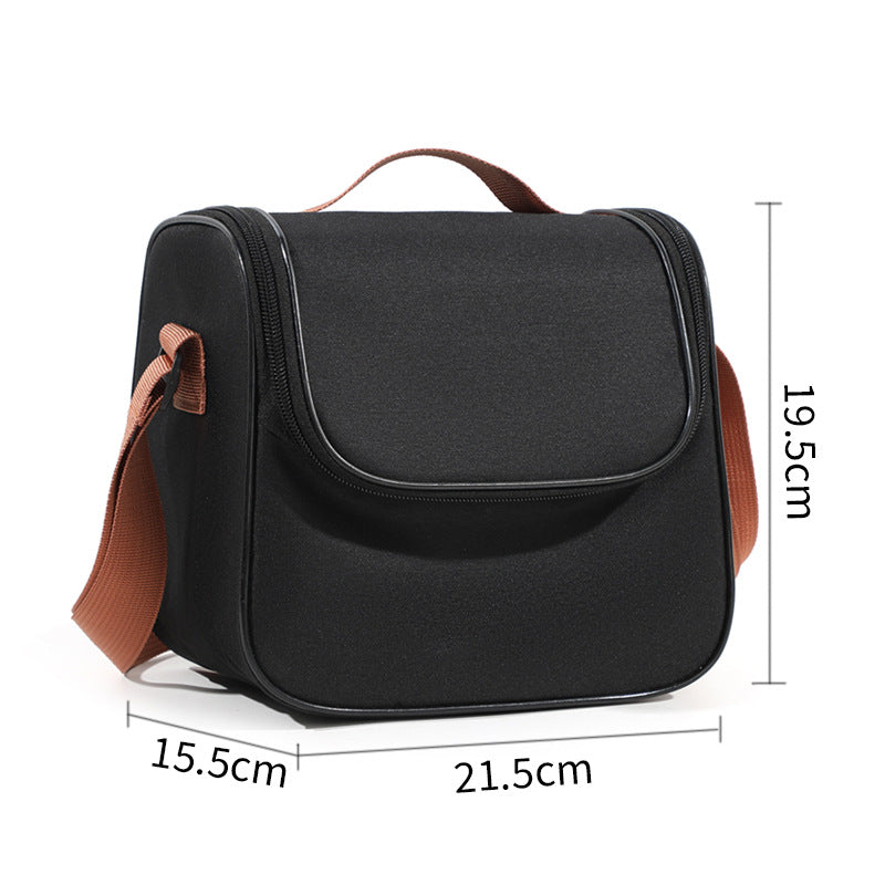 Simple Outdoor Large Capacity Lunch Box Storage Bag, Crossbody Multifunctional Lunch Bag, Portable Handheld Insulated Bento Bag