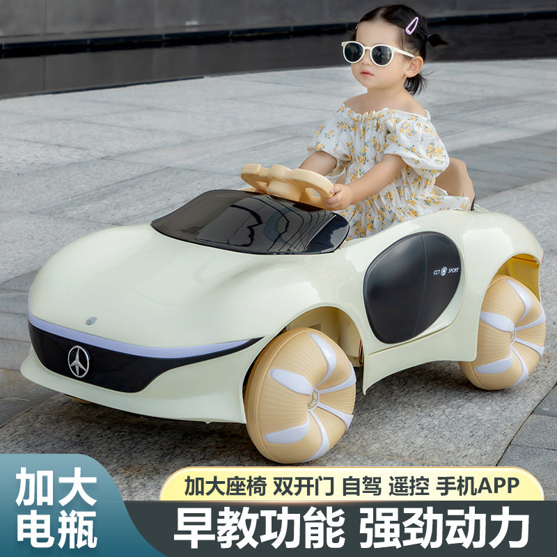 Children's Electric Car Baby Kids Children's Car Baby Boy Girl Remote Control Car Electric Toy Car Can Sit On