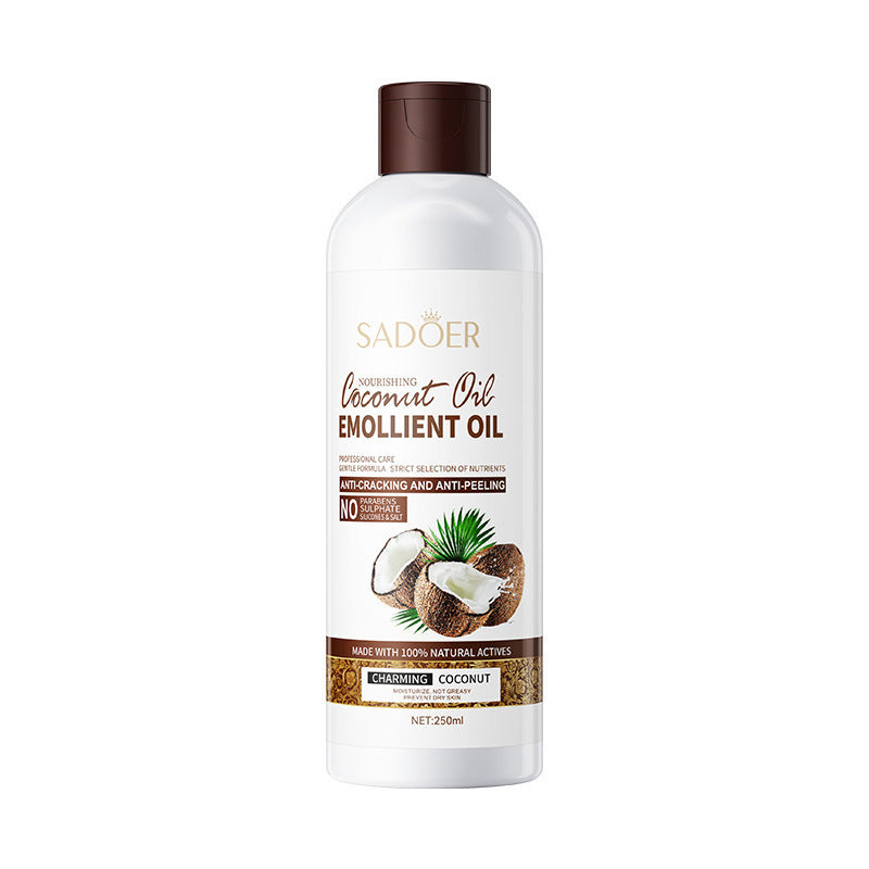 Full English Coconut Oil Body Care Set SADOER Smooth, Soft, Moisturizing, Clean Cross-Border Wholesale