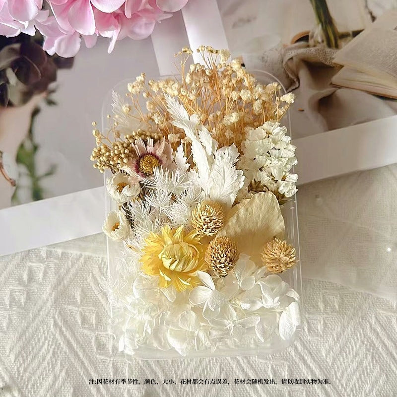 Dried Flowers Eternal Flowers Handmade Exquisite Material Kit Wreath Dried Flowers Trees Hydrangea Decoration Eternal Dried Flowers Material
