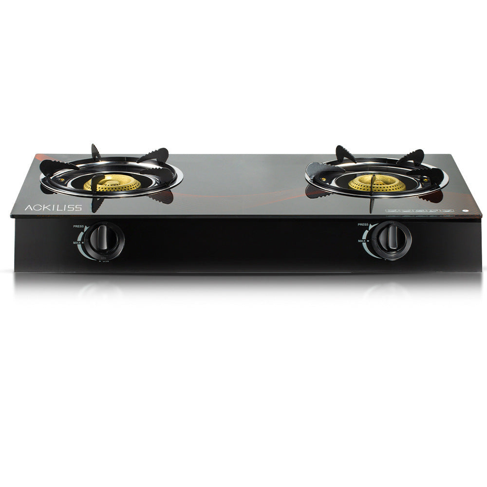 ACKILISS Cross-Border Desktop Gas Stove Export European Style Single Burner Stove Three-Burner Simple European Style Gas Stove