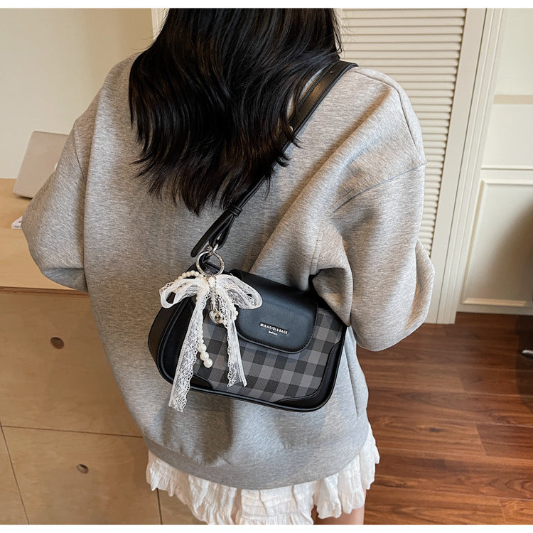 Cross-border high-end trendy underarm bag small square bag for women2025New Handbag Trendy Fashion Versatile Shoulder Bag