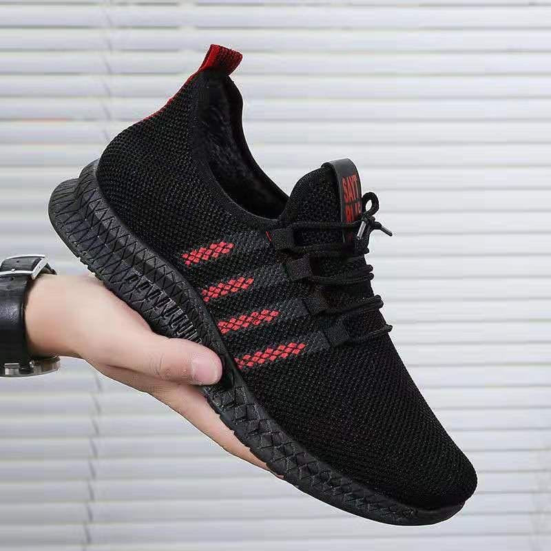 Men's Sneakers2024Spring New Trendy Casual Shoes Running Shoes Couple Shoes Mesh Flyknit Shoes Export