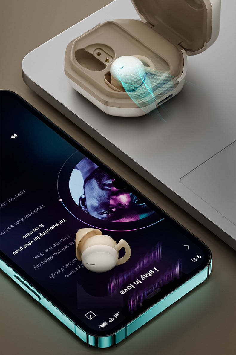 New Cross-Border Sleep Bluetooth Earphones Noise Cancelling Sound Isolation In-Ear Side Sleeping Mini Wireless Earphones