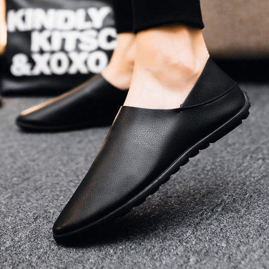 New Fashion Casual Sports Shoes Autumn Breathable Thick Sole Comfortable Casual Men's Shoes Men's Single Shoes Four Seasons Style