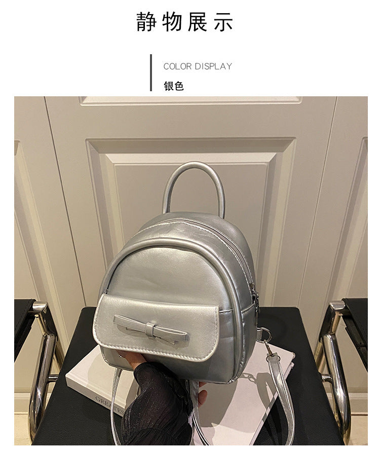 Simple Double Shoulder Small Bag for Women Spring Summer2025New Single Shoulder Crossbody Bag Korean Style Women's Fashion Handheld Small Square Bag