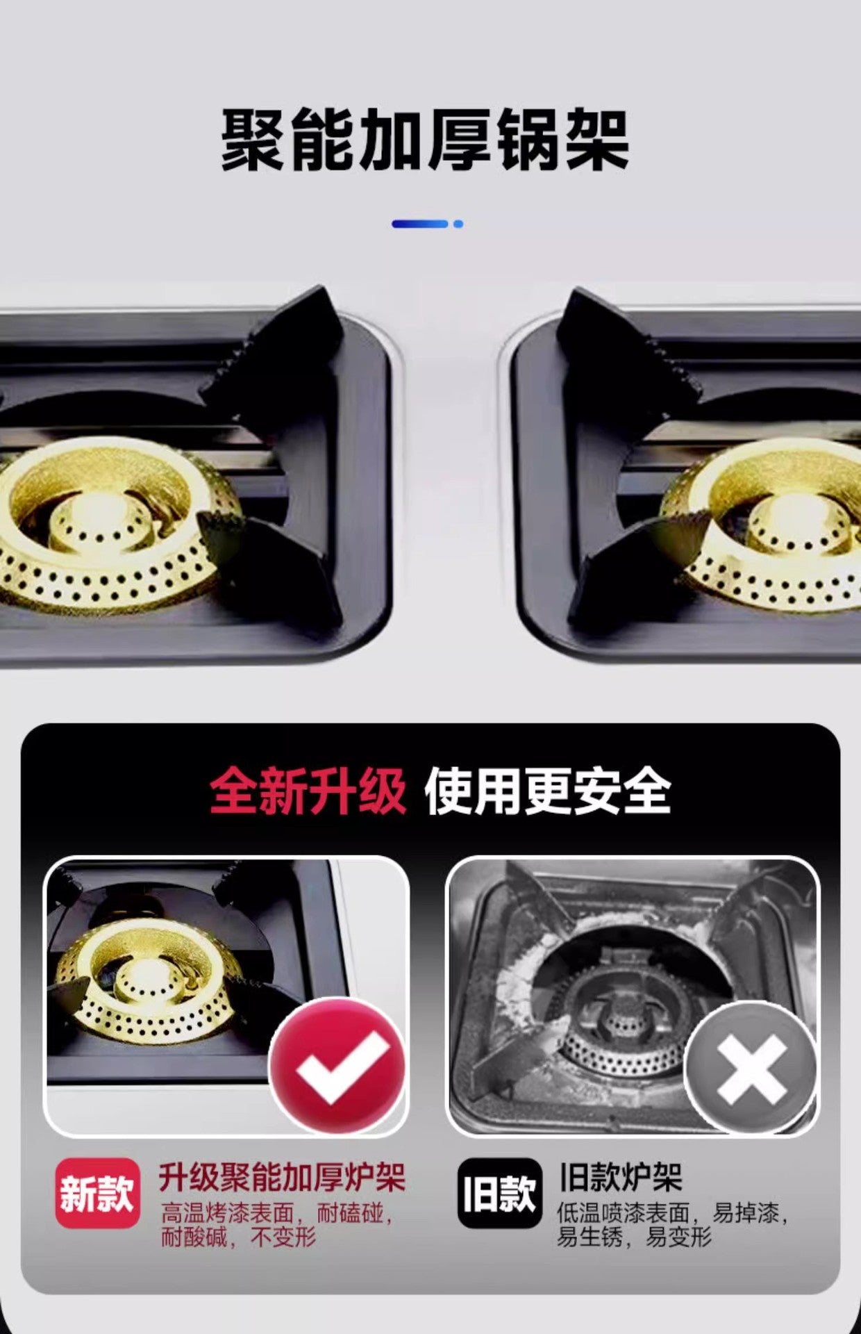 Commercial Clay Pot Stove with Flameout Protection Stainless Steel Gas Stove Clay Pot Stove Multi-Burner Three Four Six Eight Burner Natural Gas Stove