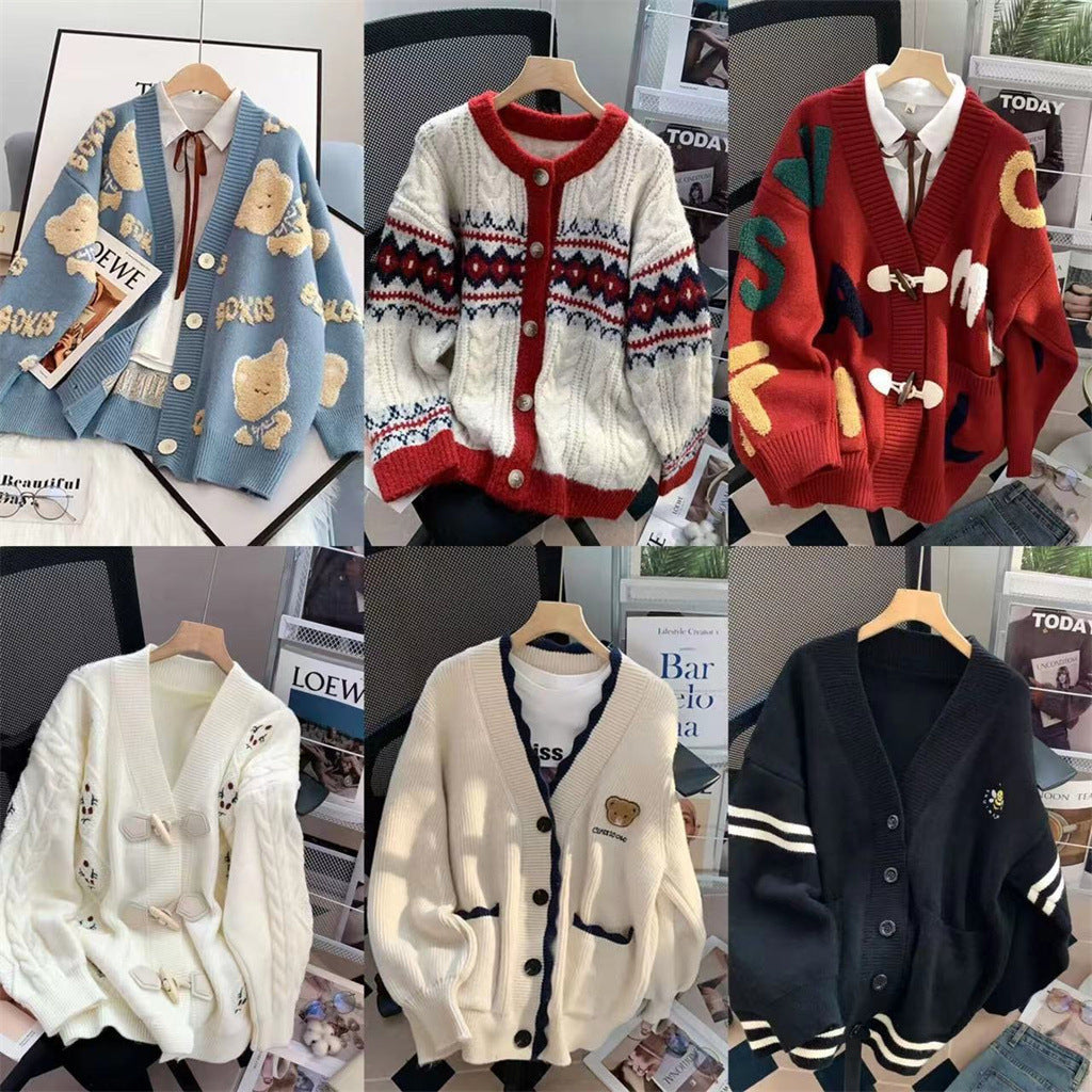 Women's Short Sweater Shirt