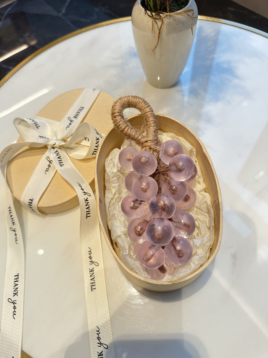 Crystal Grape Whole Bunch Soap Finished Product Simulation Soap Aromatherapy Soap Handmade Soap Gift Bath Bathroom Ornament Hanging Decoration