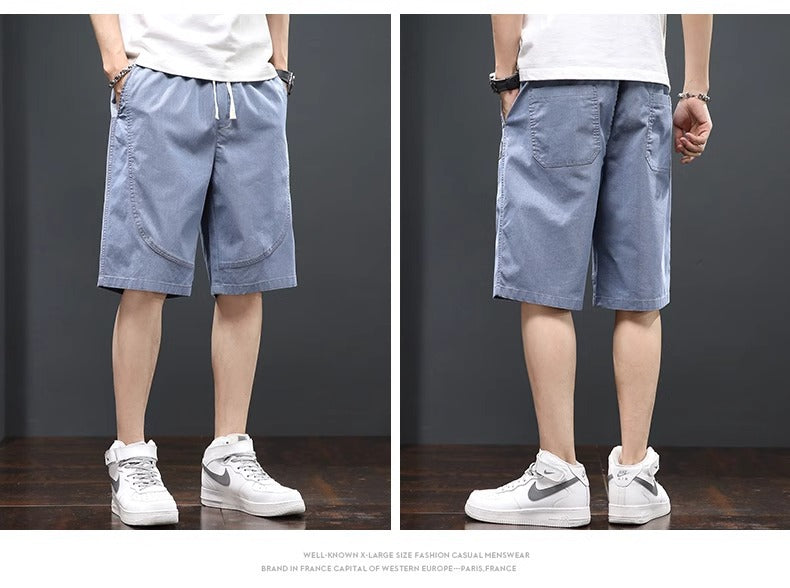 Men's Summer Shorts Trendy Brand ins Bestselling Loose Fit5Men's Casual Thin Five-Point Shorts for Outdoor Wear