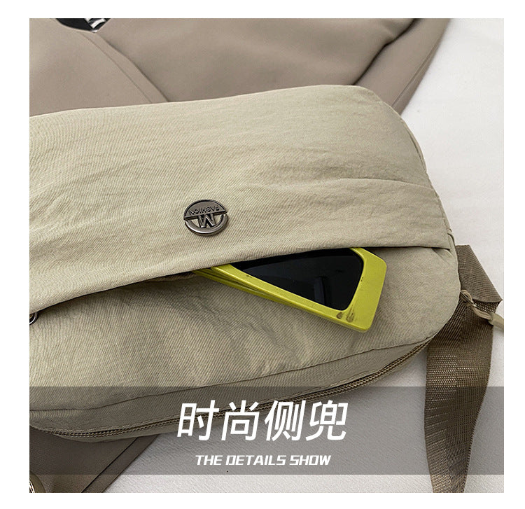 Casual texture niche design small square bag2025Spring New Fashionable Trendy Women's Single Shoulder Crossbody Bag