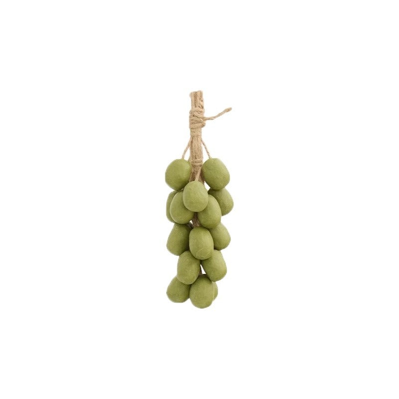 Sunshine Green Grape Artificial Grape Cluster Handmade Soap Gift Ornament Fresh Aromatherapy Pendant Long-lasting Fragrance
