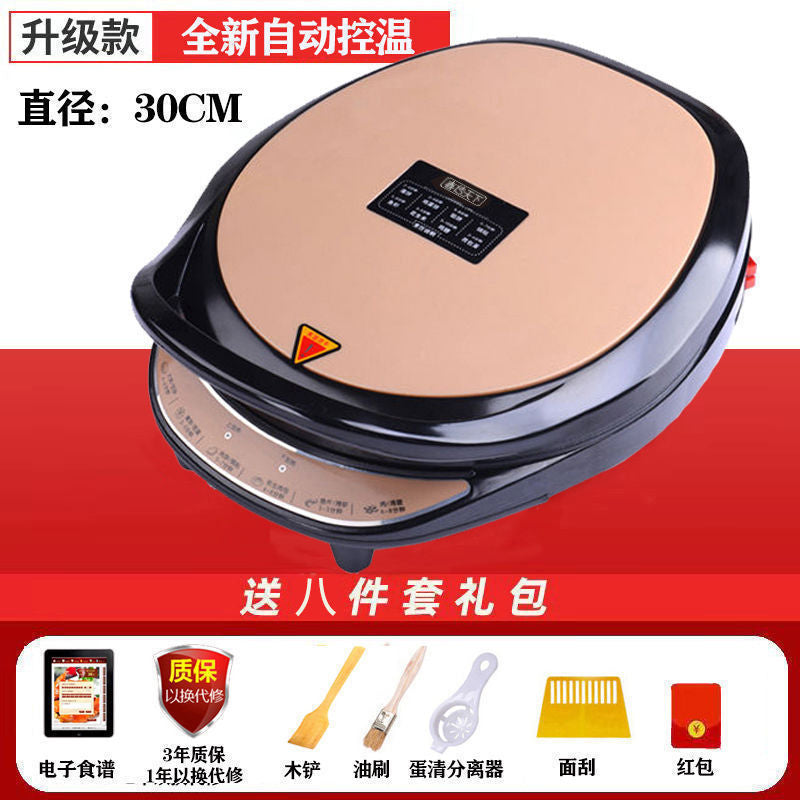 New Large Deep Electric Griddle for Home Use, Multi-Functional Double-Sided Heating, Frying, Baking, Pancake Maker, Thin Pancake Machine