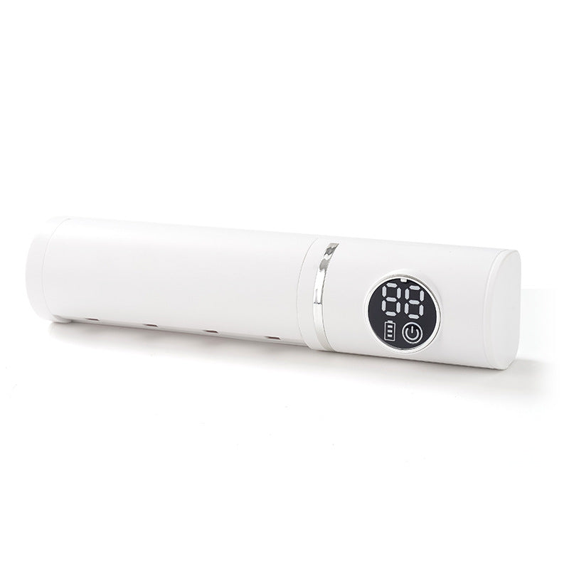 Smart Disinfection and Drying Toothbrush Holder Bathroom Wall-Mounted No-Drill Ultraviolet Sterilizer Drying Toothbrush Holder