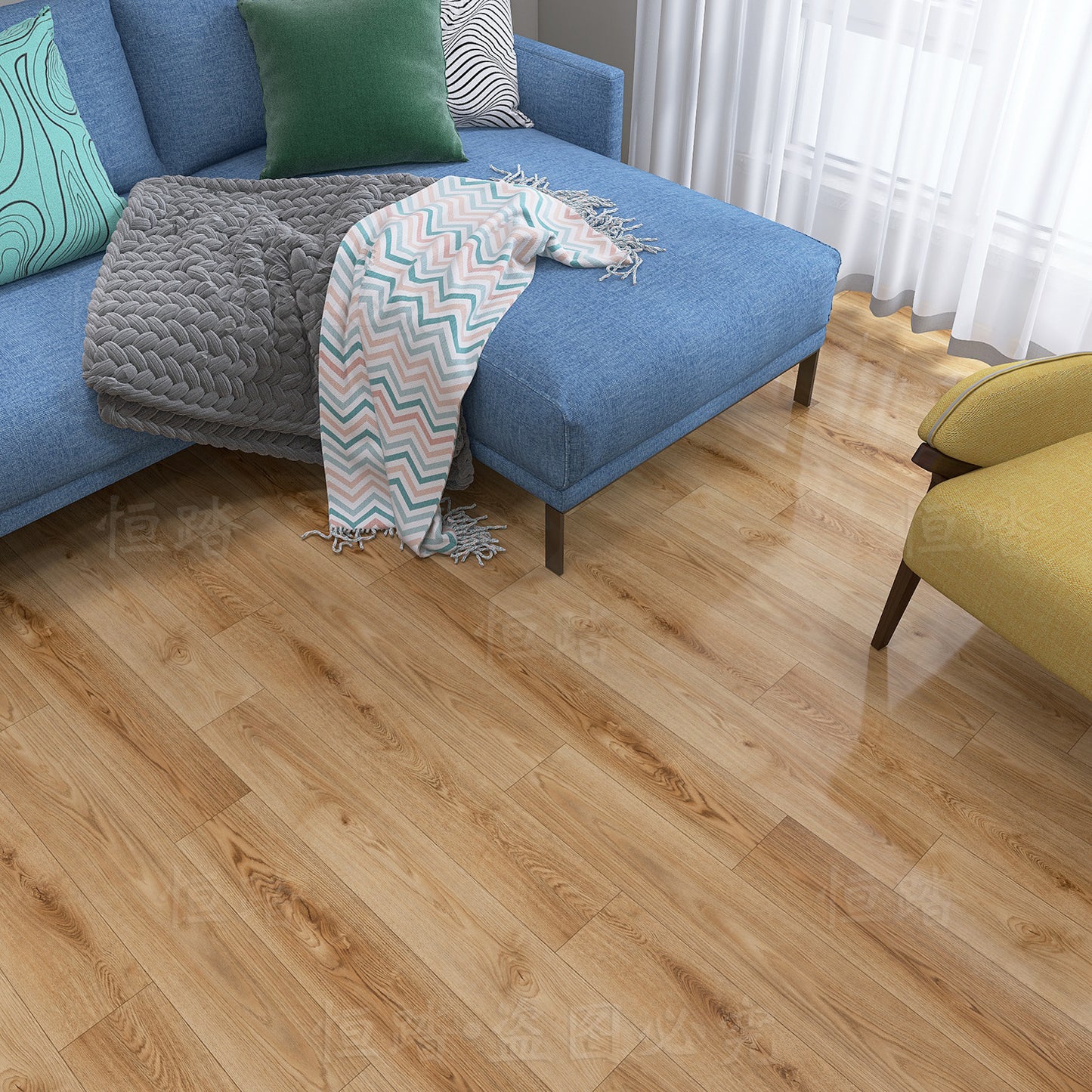 Cement Floor Directly Laid Carpet Thickened Floor Mat Bedroom Large Area Floor Sticker E-commerce