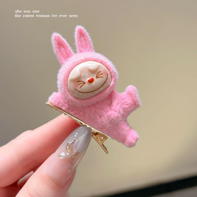 Cute Labubu Doll Hair Clip – Adorable Cartoon Accessory for Girls