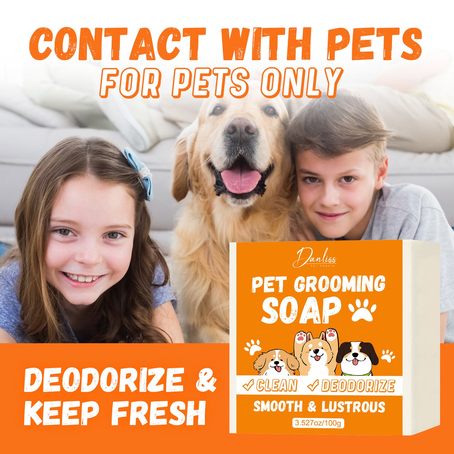 Cross-Border Pet Cleaning Soap  Deep Cleansing and Moisturizing Nurture Healthy Skin