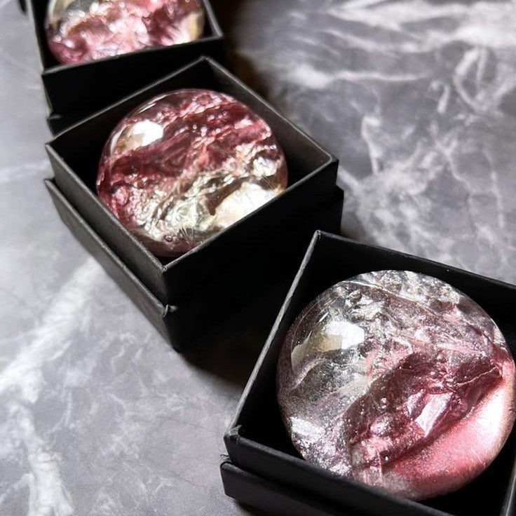 Colorful Gemstone Handmade Soap Cross-Border soap Gold Foil Transparent Amino Acid Soap Gift Box Essential Oil Soap Wholesale