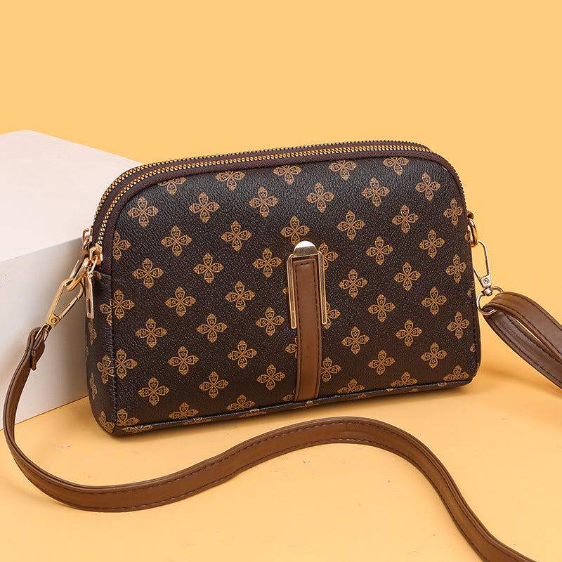 2834Yagelaisi Bag for Women New Simple Versatile Shoulder Bag Retro Trendy Crossbody Women's Bag Phone Bag