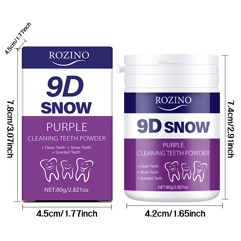 Exclusive for cross-border80g Tooth Powder Freshens Breath Removes Yellow Stains Removes Smoke Stains Removes Bad Breath Gentle Gum Care Tooth Powder Toothpaste