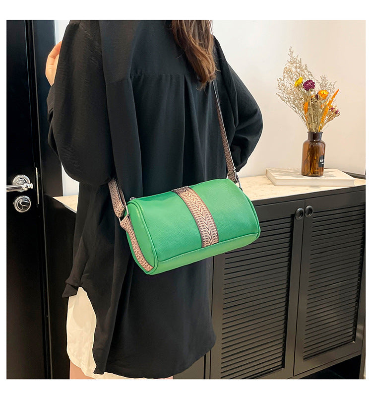 Genuine Leather Fashion Large Capacity Women's Bag2023New Top Layer Cowhide European and American Retro Casual Bag Trendy Single Shoulder Crossbody Bag