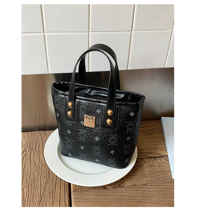 Large Capacity Stylish Versatile Korean Version ins Women's Bag2025New fashionable and high-end one-shoulder tote bag