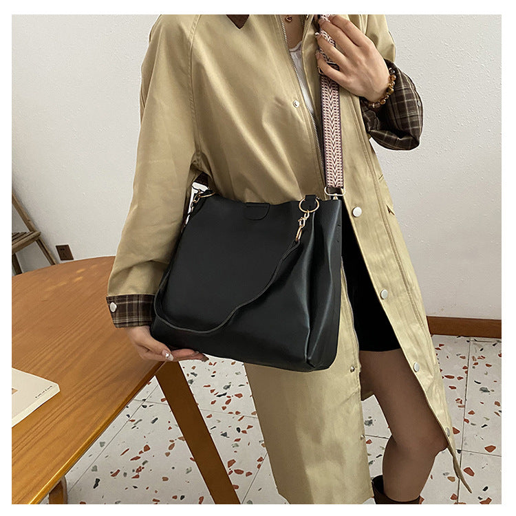 Women's two-piece large capacity bag set2024New Fashion Commuting Handbag Simple Casual Shoulder Tote Bag for Women