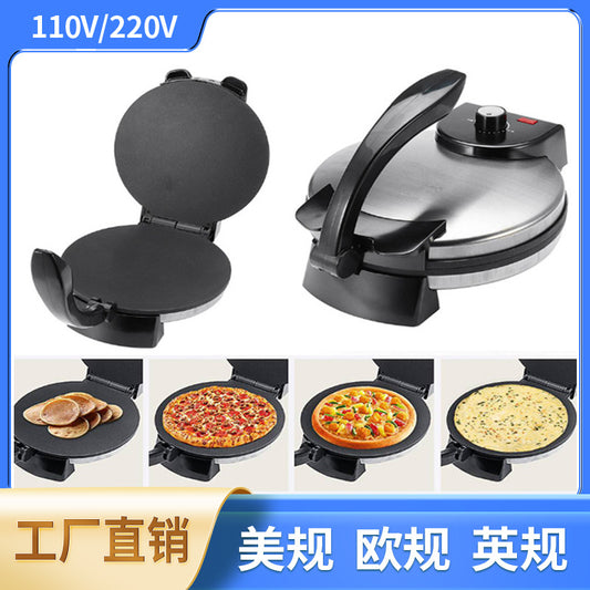 Cross-Border Export US/EU Standard Thin Pancake Maker Large Pancake Maker Spring Roll Maker Household Electric Pancake Stand Spring Roll ROTI MAKER
