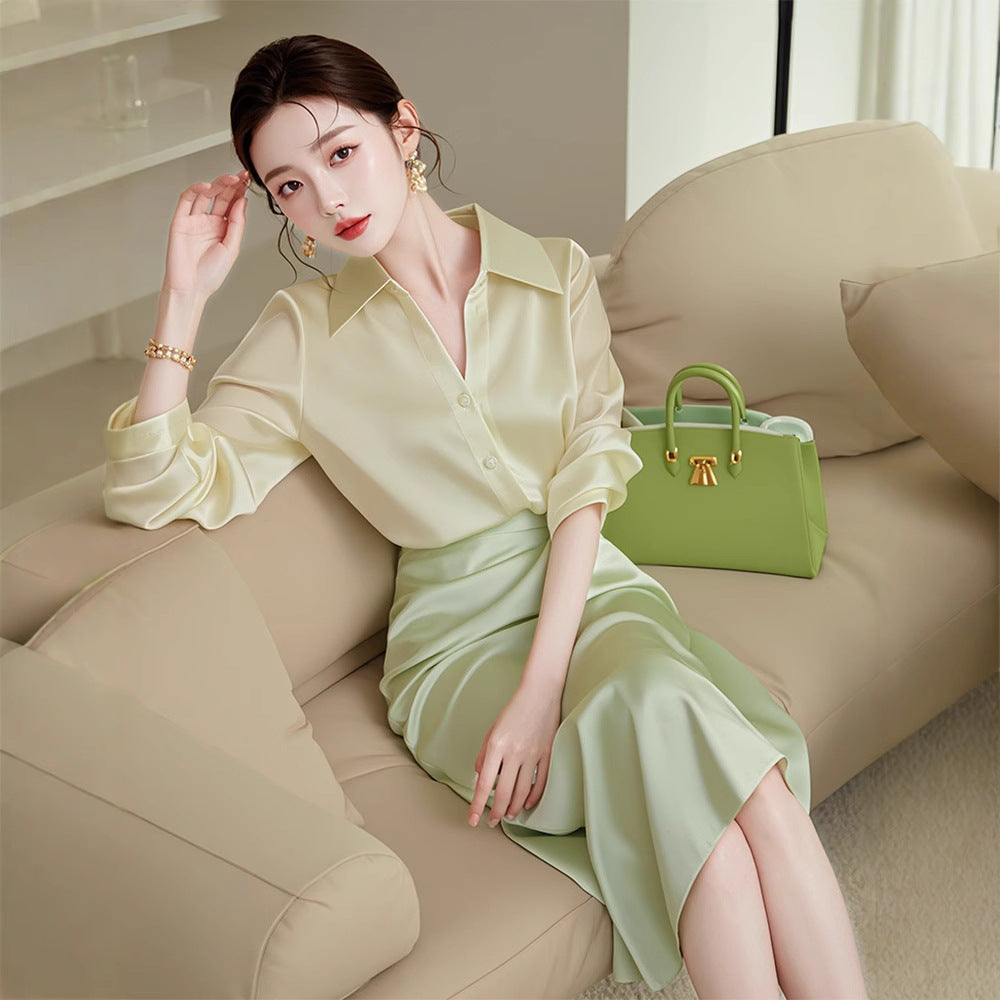 Early Autumn Matching Set Autumn Outfit Elegant Little Chanel Style2025New high-end fashion skirt set for women