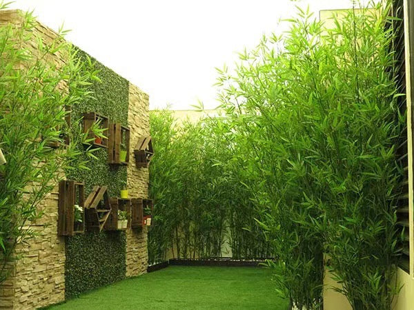 Artificial Bamboo Fake Bamboo Hotel Restaurant Home Indoor Partition Decoration Wholesale Green Plant